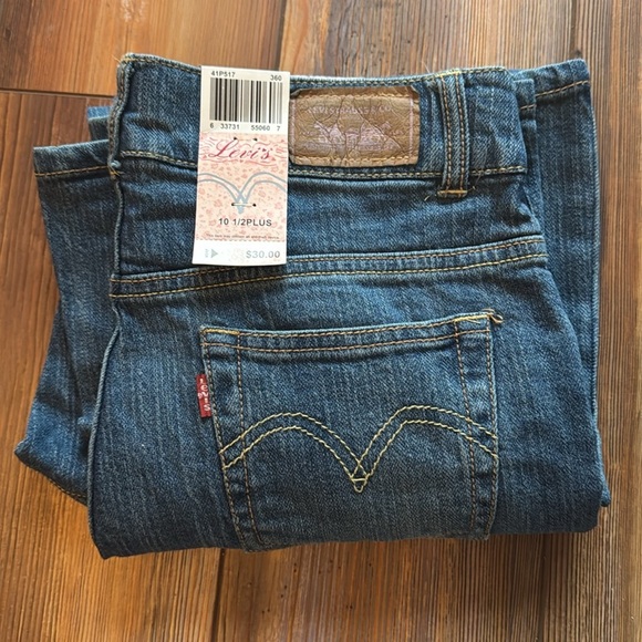 LEVI’S 517 STRETCH Flare Jeans Adjustable Waistband girls size 10 1/2 plus - Picture 8 of 8